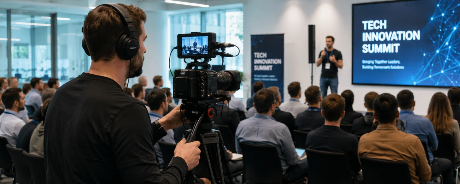 33 Essential Tips to Film Corporate Events and Conferences That Drive ROI