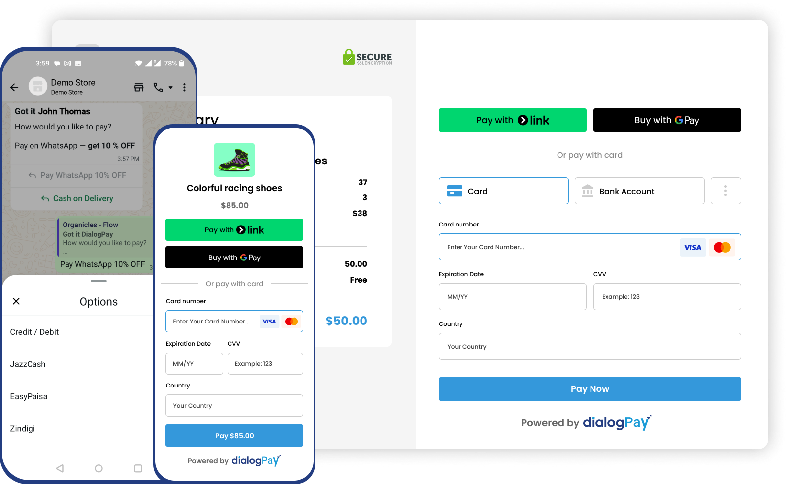 DialogPay WhatsApp Successful Payment Notification